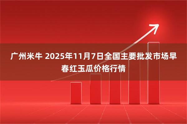 广州米牛 2025年11月7日全国主要批发市场早春红玉瓜价格行情
